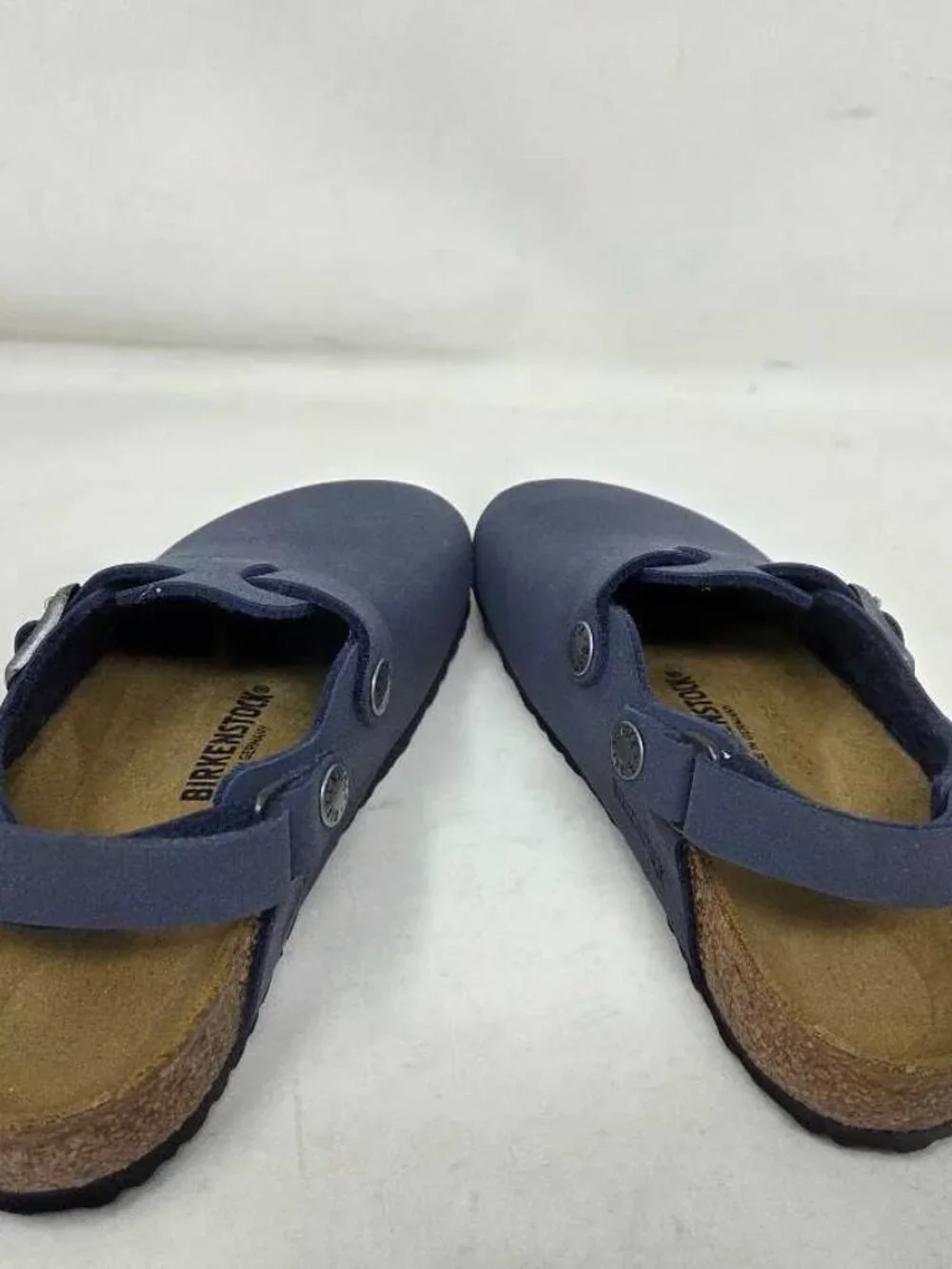 New Kids 31 (US 13) Birkenstock Tokio AS Clogs in Navy narrow fit shoes